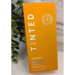 SEALED IN BOX🥰Tinted‎ Hueguard Glotion 1.7oz/50ml EXP 3/2027 Medium Light
